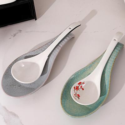 1PC Soup Ladle Holder Kitchen Ceramic Ideal for Spoons Ladle Stand for Stove Countertop Multiple Options Available