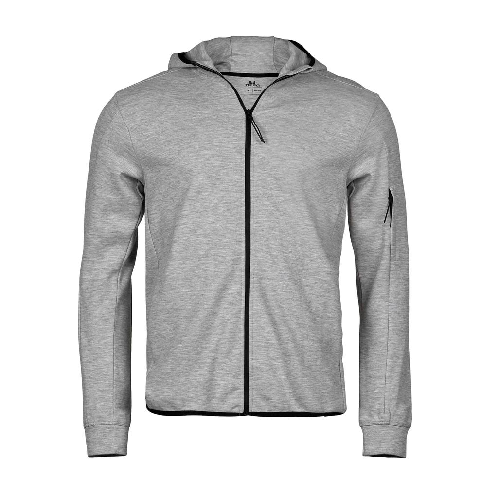 Tee Jays Mens Athletic Full Zip Hoodie