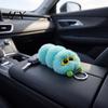 Sunglasses Caterpillar Keyring Plush Keychain, Stuffed Pendant for Decorative Backpack Ornament Bags & Car Keys, Purse Accessory