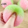 Soft Stress Relievers 1/2Pcs Crunchy Ball Sensory Toy, Shapeable Textured Fidget Relief Accessories Bi-color Fake Waxberry Squeeze Toy for Focus Aid &