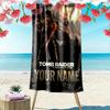 Name Custom Tomb Raider Print Beach Towel, Large Soft Quick Dry Towel for Beach Camping Swimming
