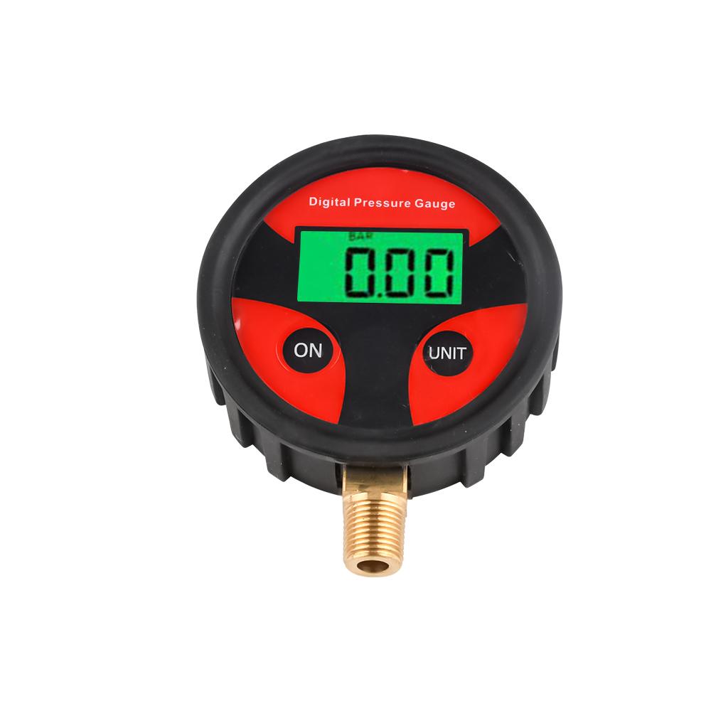 

1/8 Digital Tire Pressure Gauge LCD Backlight LED Digital Tire Pressure Gauge Pressure Gauge for Car Pressure Tester червоний
