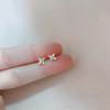 New Minimalism Earring 925 Silver Needle Allergic Protection Mini Small Heart Stud Earrings for Women Girls Jewellery