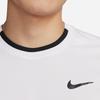 Nike Court Advantage Solid Crew Neck Casual Short Sleeve T-Shirt Men Tops White FD5321-102