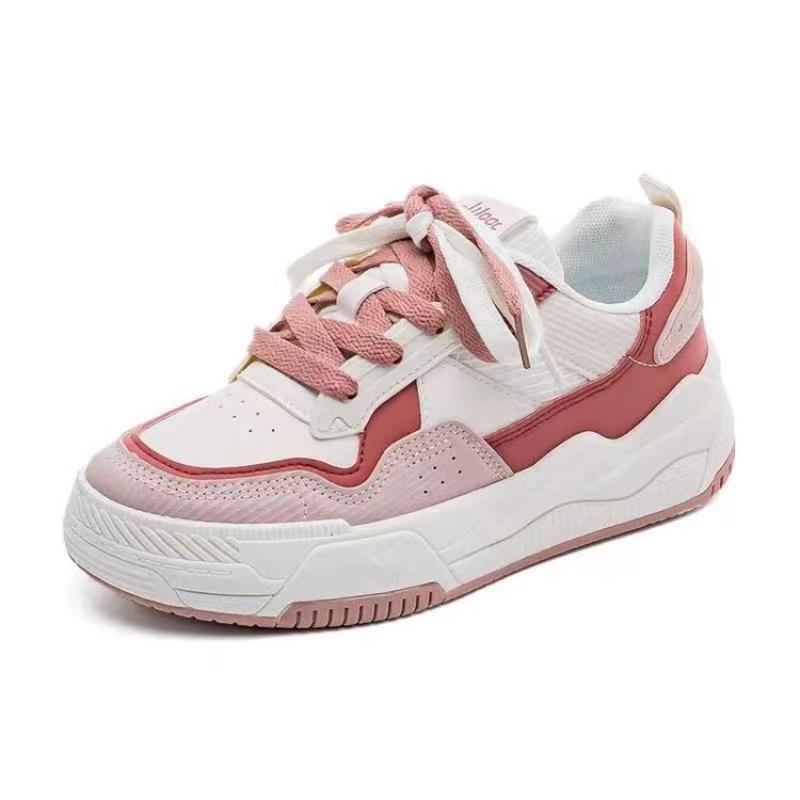 

Chunky White Platform Sneakers 2025 Summer New Sport Versatile Women Hightop Luxury Designer Brand High Quality Shoes for Women 40 рожевий