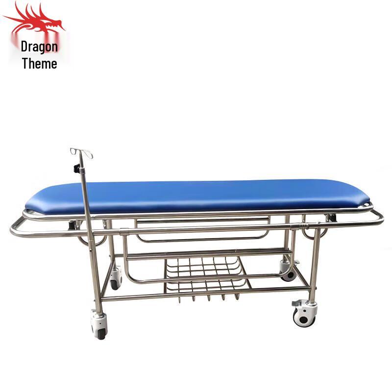 Stainless Steel Patient Emergency & Transport Stretcher Trolley