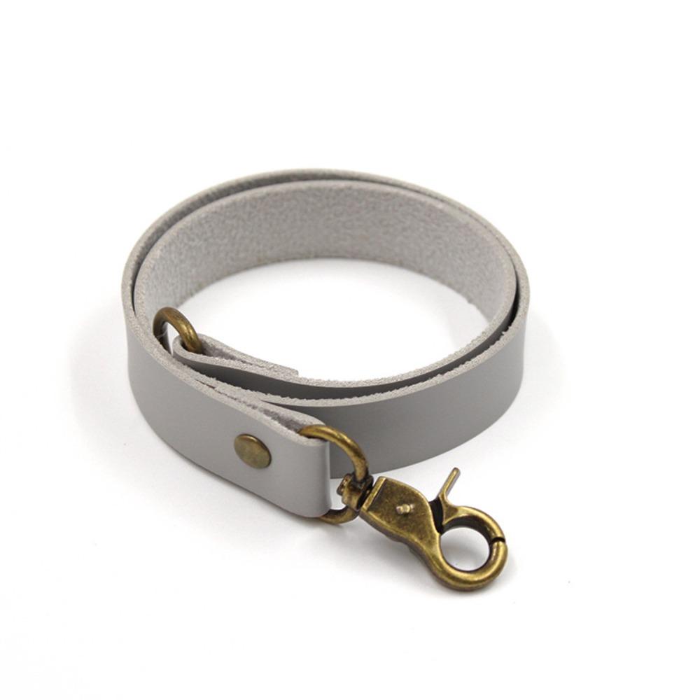 Minimalist PU Leather Curtain Tiebacks 50cm Decorative Adjustable Curtain Keychains Portable Floor-Length Curtain Buckles серый