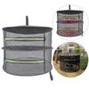 1Pc 2/4/6 Layers Drying Net for Herbs Hanging Basket Folding Dry Rack Herb Drying Net Dryer Bag Mesh For Flowers Buds Plants Organizer