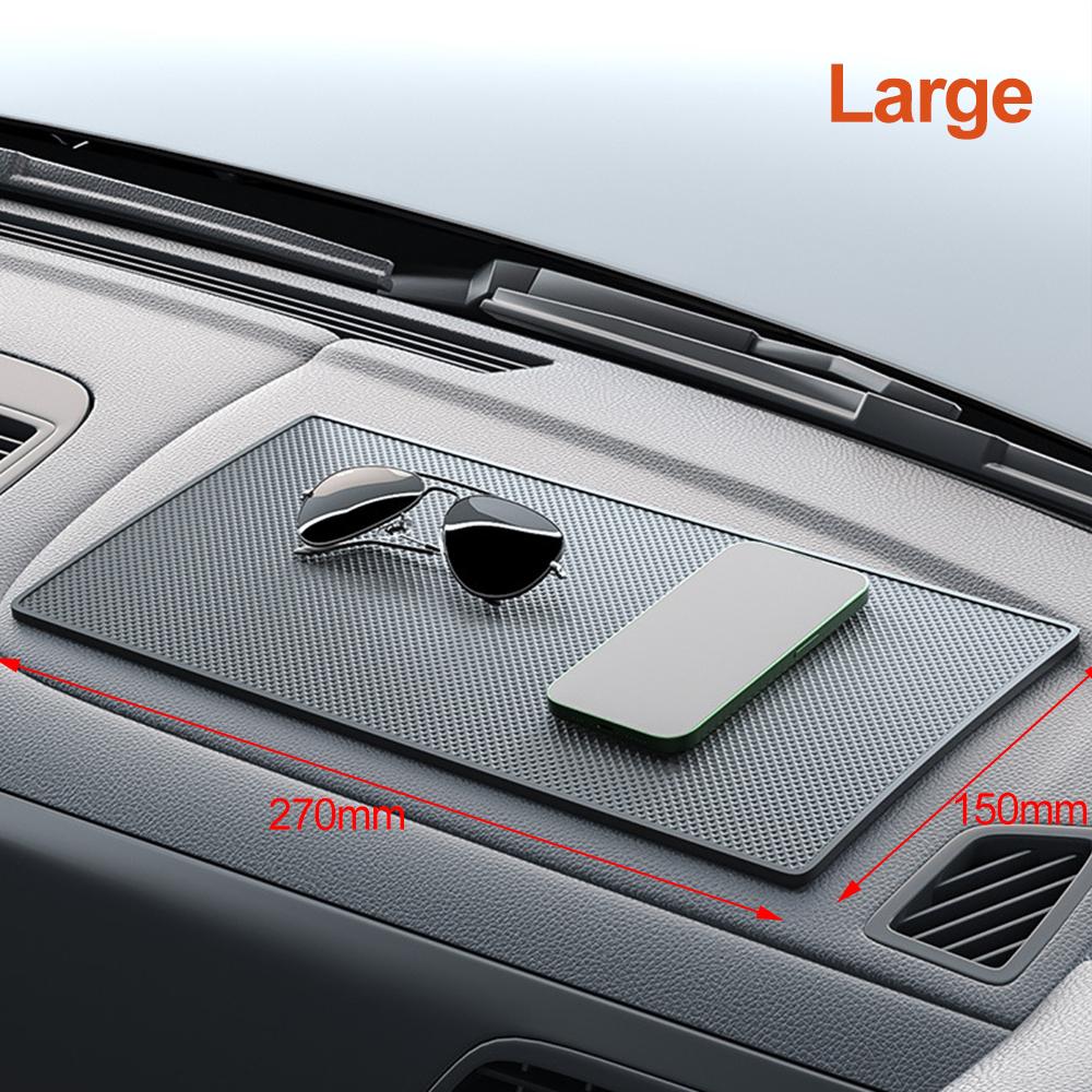 

Автомобильный противоскользящий резиновый коврик для мобильного телефона, рамка для солнцезащитных очков, стайлинг автомобиля, резиновый противоскользящий ПВХ-коврик на приборную панель автомобиля L(15*27cm)