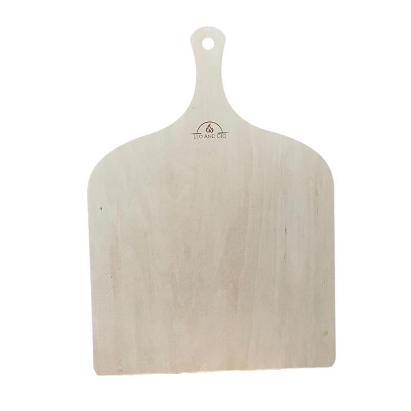 Multi-Functional Linden Wood Pizza Board and Shovel