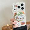 Green Polka Dot Animal Head Magnetic iPhone 17/16 Pro Max/15/14 Heart Phone Case