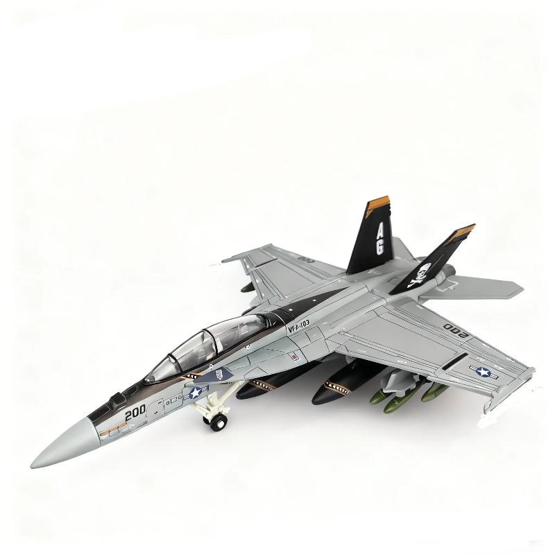 1:72er Maßstab Nachbildung F18 FA-18 VF103 Grumman Tomcat Super Hornet F/A-18F Piratenflagge Jäger US Navy Flugzeug Militärmodell