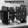 Retractable Bookend with Pen Holder - Foldable Desktop Bookshelf and Divider