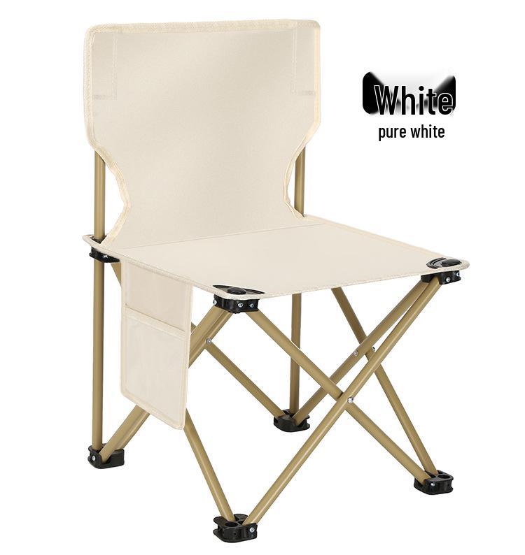 Portable Outdoor Folding Chair for Camping, Fishing, Art Sketching, and Leisure