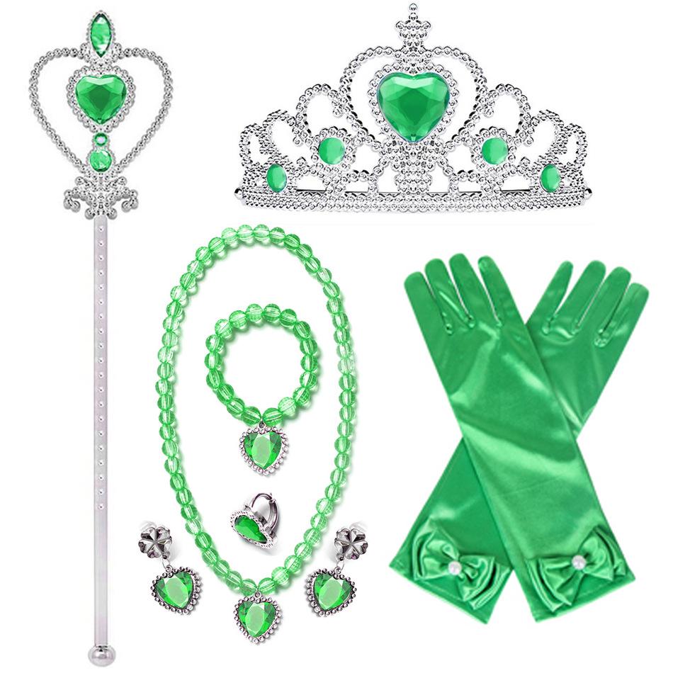 

Платье принцессы Анны из мультфильма «Холодное сердце» - Детское вечернее платье для дня рождения и фестиваля One Size