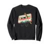 Retro Cassette and Pencil 80s 90s Music Fan Sweatshirt