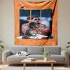 Formula 1 McLaren racing legends orange design Patterned tapestry for bedroom and living room home decor sofas