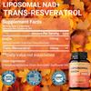 Supliment Lipozomal NAD 800 mg, Supliment Nicotinamidă Ribozidă NAD+, Supliment NAD Pur pentru Energie și Repararea Celulară