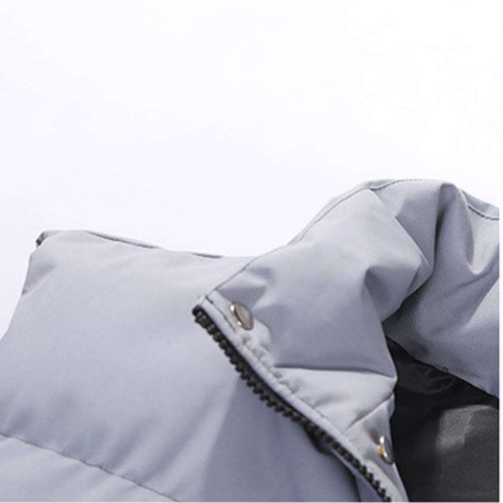 Herren- und Damen-Freizeitweste mit Stehkragen und Farbverlauf. Herren mit Baumwolle Kältefest und Warm Ärmellose Reißverschlussweste