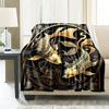 Golden Fish Blanket Soft Warm Throw Blanket Nap Blanket For Couch Sofa Office Bed Camping Travel Multipurpose Gift Blanket For All Season