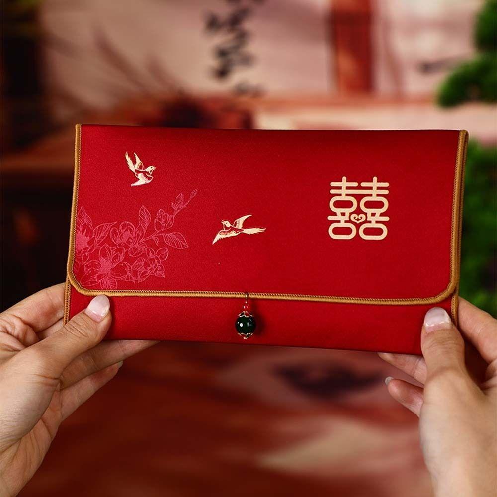 Blessing New Year Red Envelopes Traditional Money Packet Lucky Red Pocket  Spring Festival Supplies