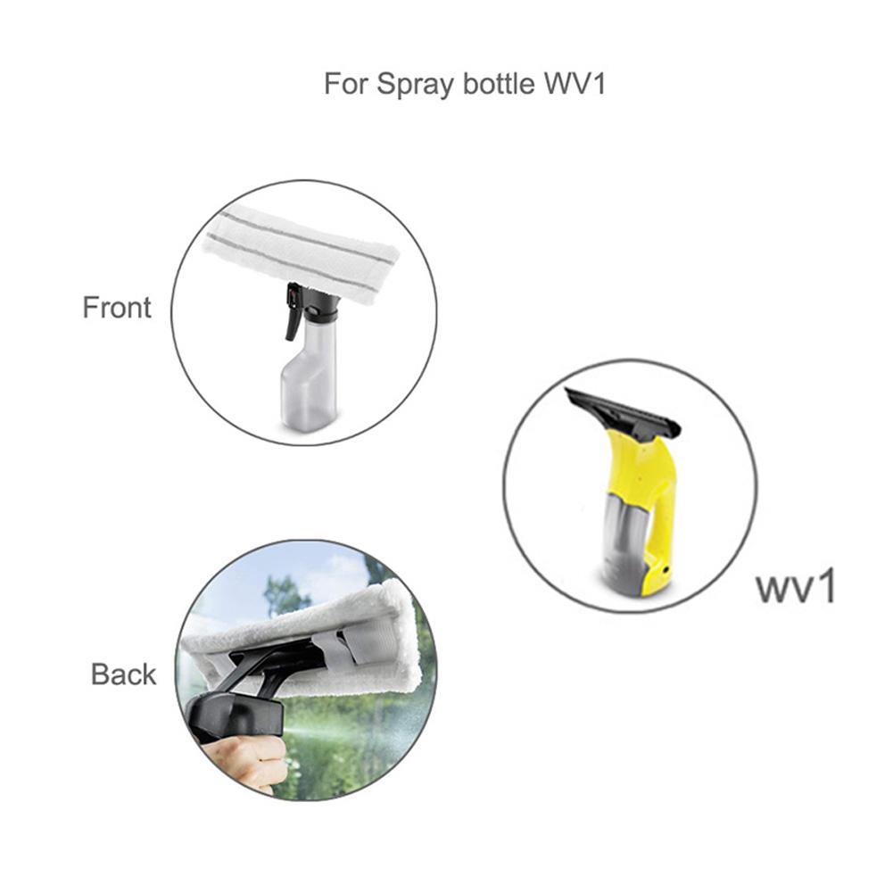 2pcs Microfiber Mop Cloths Sweeping Dust Stain Household Cleaner For Karcher WV1 WV50 WV75 Window Cleaning Tools