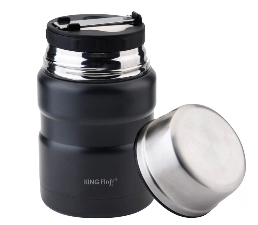 Mittagessensthermoskanne aus Stahl 0,5L KINGHOFF KH-1459