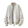 Solid Color Casual Versatile Baseball Suit Men's Sports Casual Jacket Versatile Jacket