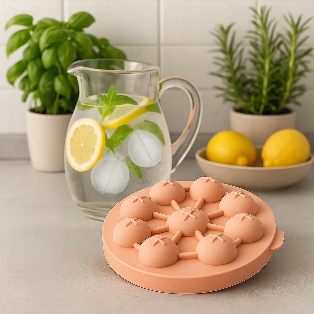 4x SILICONE ICE CUBE MOLD TULIP 3D Chocolate Ice Molds