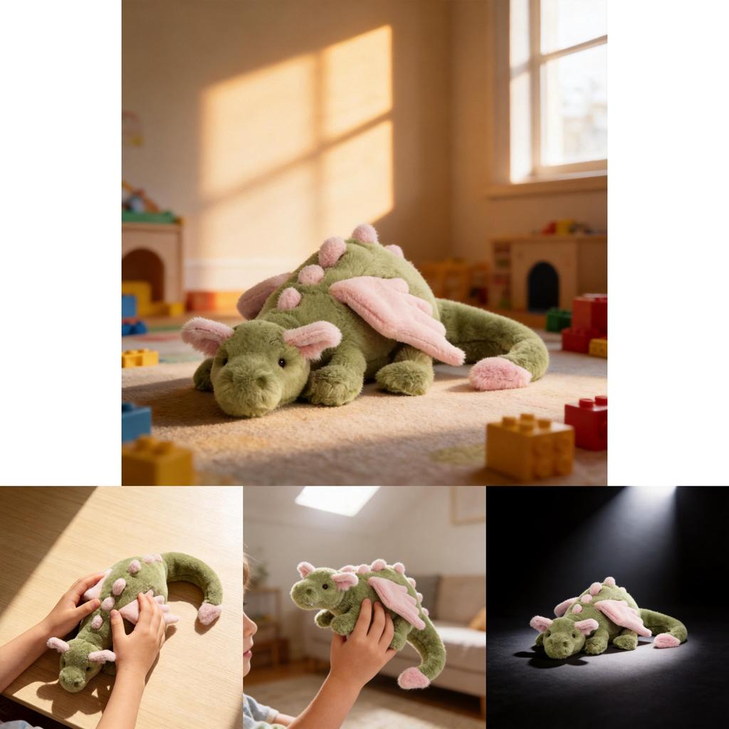 Sky Flying Dragon Plush Toy Rainbow Snow Dragon Gift For Kids And Teens
