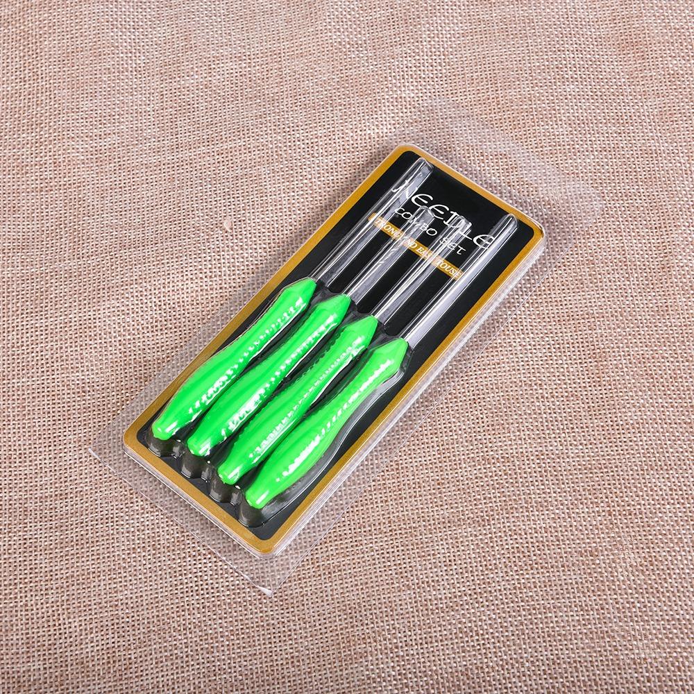 4PCS 4 In 1 Fishing Bait Needle ABS Lure Needle Tools Carp Fishing Baiting Rigs Tool Freshwater