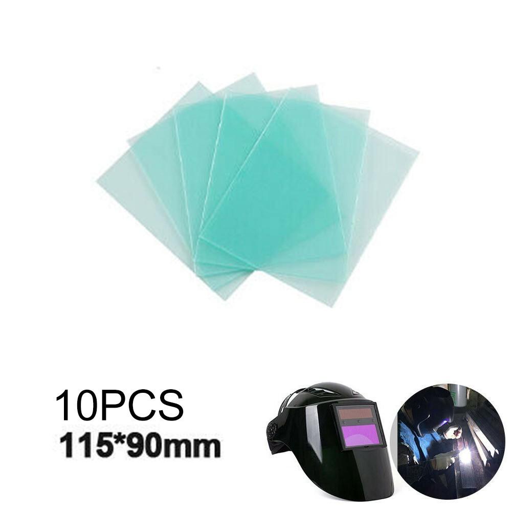 UK 10 Packs Clear PC Welding Protective Cover Lens Plate For Welding Helmet Mask