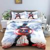 Anime Captain America Duvet Cover Set Kids Comforter Boys Bedding Children'S Bedding Set Quilt Cover Single Large King Size