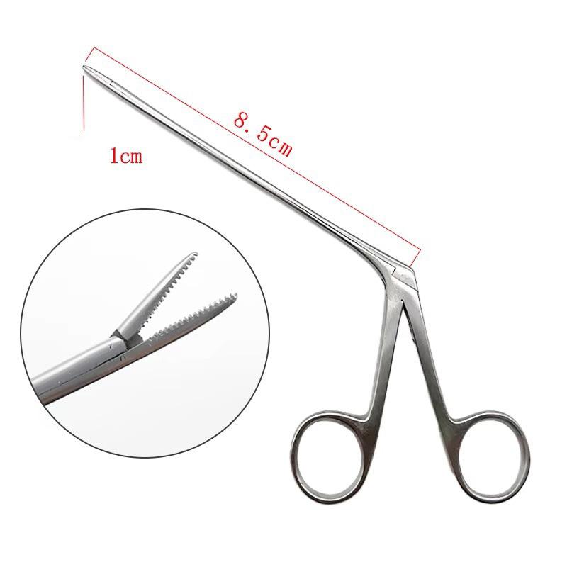 

Professional Medical Ear Wax Removal Tool Micro Alligator Crocodile Forceps Non Slip Grip Precision Tips for Ear Nose Cleaning