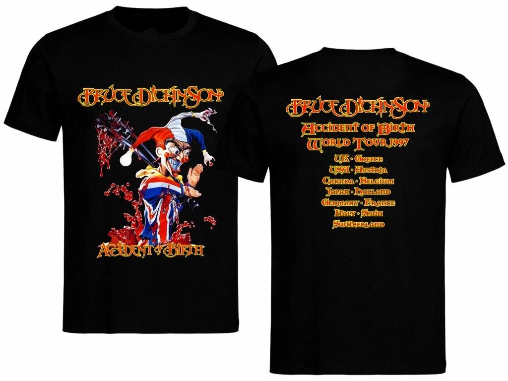NEW Bruce Dickinson World Tour 1997 Cotton Black S-5XL T Shirt CM621 XL