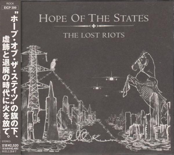 

CD HOPE OF THE STATES - The Lost Riots EICP399 Epic 2004 Japan Obi Rock