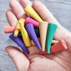 50pcs Natural Oversize Backflow Incense Cone 25 Minutes Mixed Scents Reflux Tower Incense Sandalwood Aromatherapy