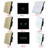 WIFI Smart Wall Light Panel 3 Gang Screen Wireless Switch APP Remote