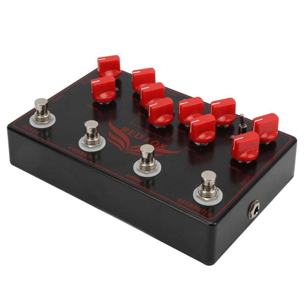 Synthesizer Guitar Pedal Delay Chorus Loop Overdrive Accessories Multi-Effects 4-in-1