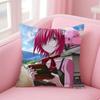 Anime E-Elfen L-Lied Pillow Case Custom Printed Brushed Fleece Pillow, Baby Skin-Touch, Eco-Friendly Dye-Sublimation Cushion For