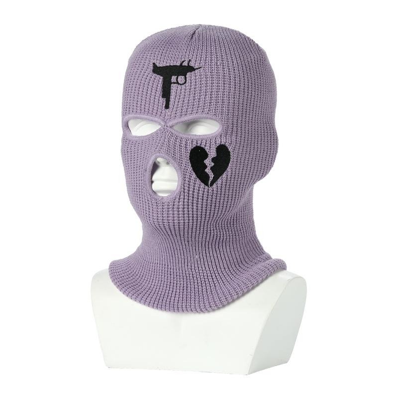 New Full Face Cover Ski Mask Hat 3 Holes Balaclava Army Tactical CS Windproof Knit Beanies Bonnet Winter Warm Unisex Cap