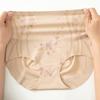 High Waist Butt Lifter Briefs Flowers Tummy Control Underwear Breathable Seamless Underpants  Women