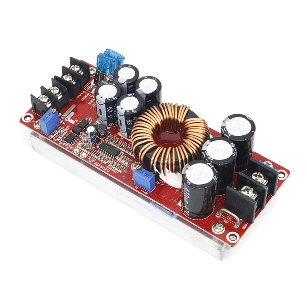 Power Module DC DC Boost Converter 1200W with Adjustable Voltage 12 to 80V and Current for 10 to 60V Input Range Electronics