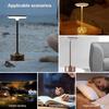 LED Tischlampe Touchsensor Nachtlicht USB Wiederaufladbar Tragbar Schlafzimmer Nachtlicht Kabellos Leselampe Restaurant Hotel Bar