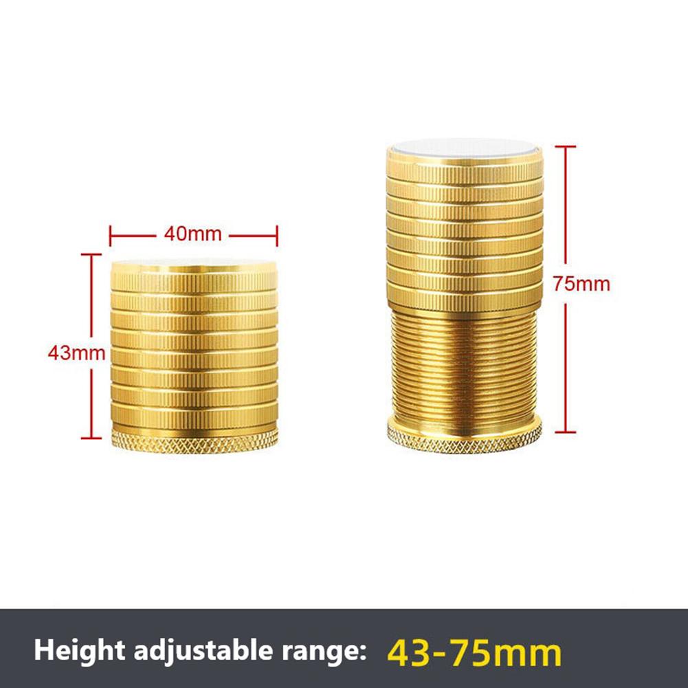 1pc Bed Table Legs Raised Base Aluminum Alloy Silicone Height Increaser Adjustable Bed Risers Furniture Hardware
