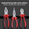 3-Piece Set of Wire Pliers, Diagonal Nose Pliers, Needle Nose Pliers, Industrial Grade Preferred Pliers, Durable Chromium Vanadium Steel, Suitable