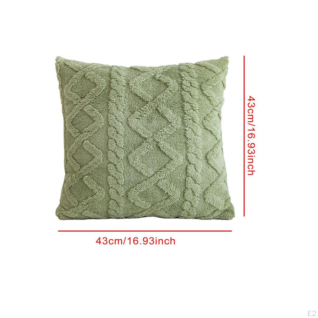 Cushion Cover Case Multifunctional Washable 43x43cm Pillowslip Throw Pillow for Home