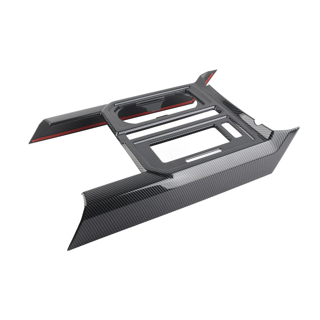 Gear Shift Box Panel Trim Carbon Fiber Style Gearbox Decorative Cover Fit for   F150 2017‑2020