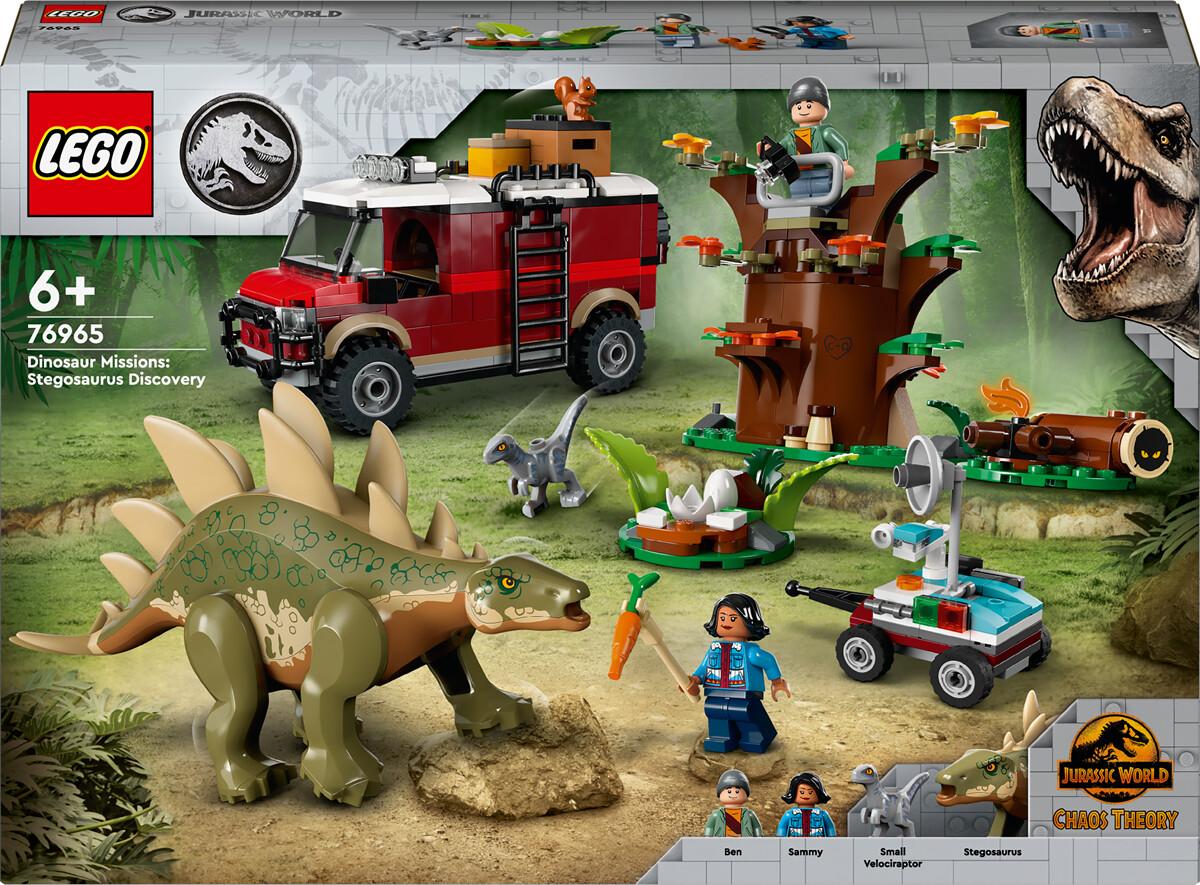 

LEGO конструктор Jurassic World – Миссии динозавров: Открытие стегозавра (76965)