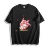 Uma Musume Haru Urara Tee - Pink Cat Ear Wave Cherry Blossom Kawaii T-Shirt